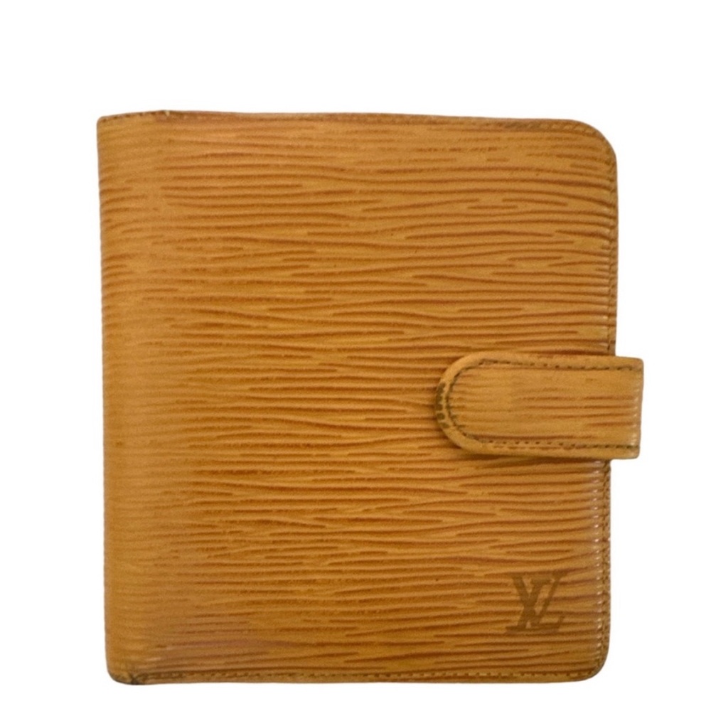 LV Yellow EPU COMPACT WALLET